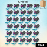 Small push back duck toy, Ejectable spring tail duck, Small DIY duck Toy (30 Pcs Set)